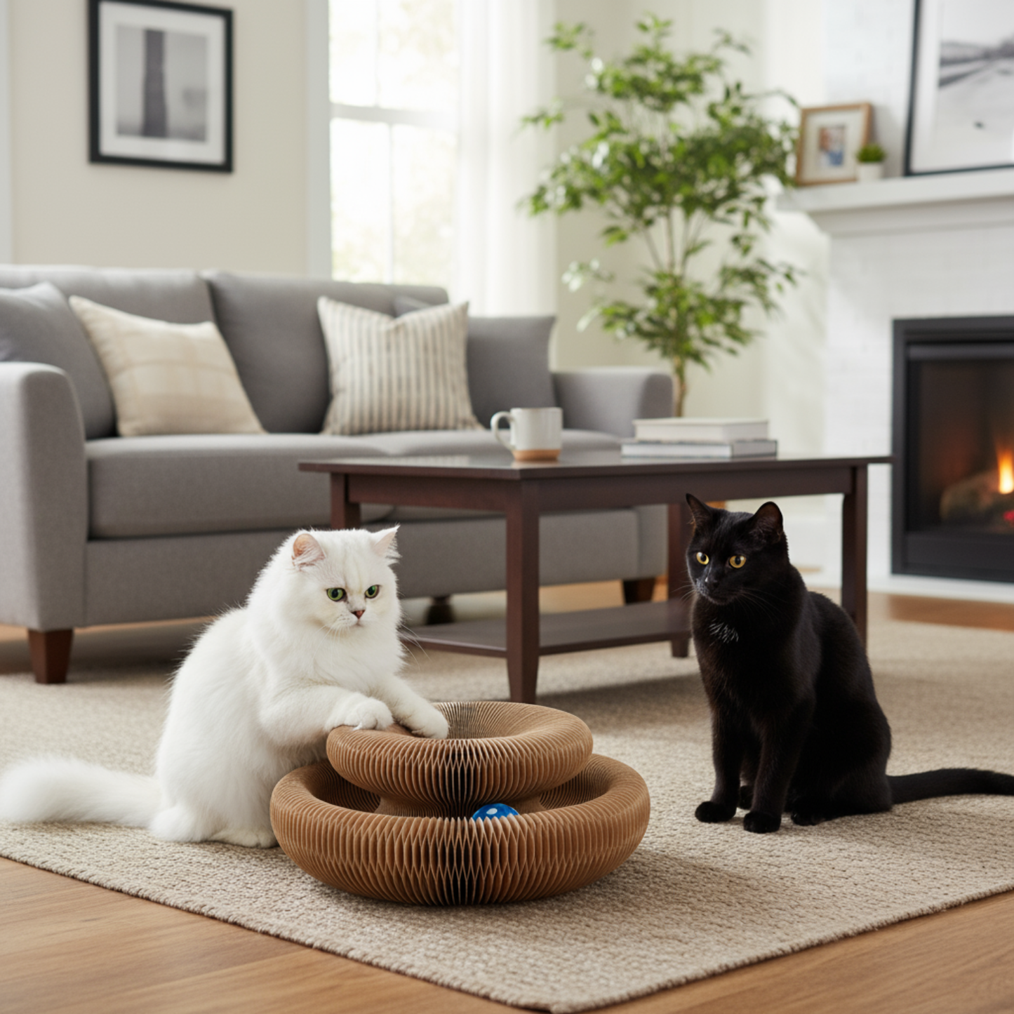 Tiragraffi interattivo per gatti